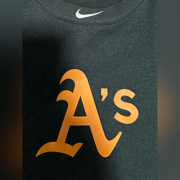 Nike Men’s Dri-Fit Oakland A’s MLB T-shirt EUC - Picture 5 of 7